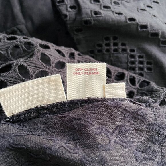 Alix of Bohemia Winifred Black Eyelet Dress Obsidian Medium  An elegant, bohemia - Picture 13 of 14